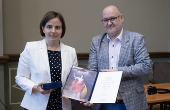 Máytus Edit nyerte a Polányi Mihály-fődíjat